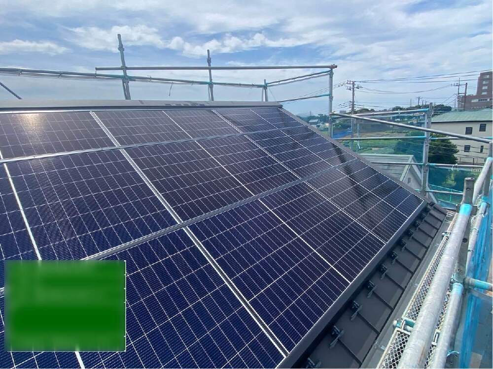 太陽光パネル施工しました！