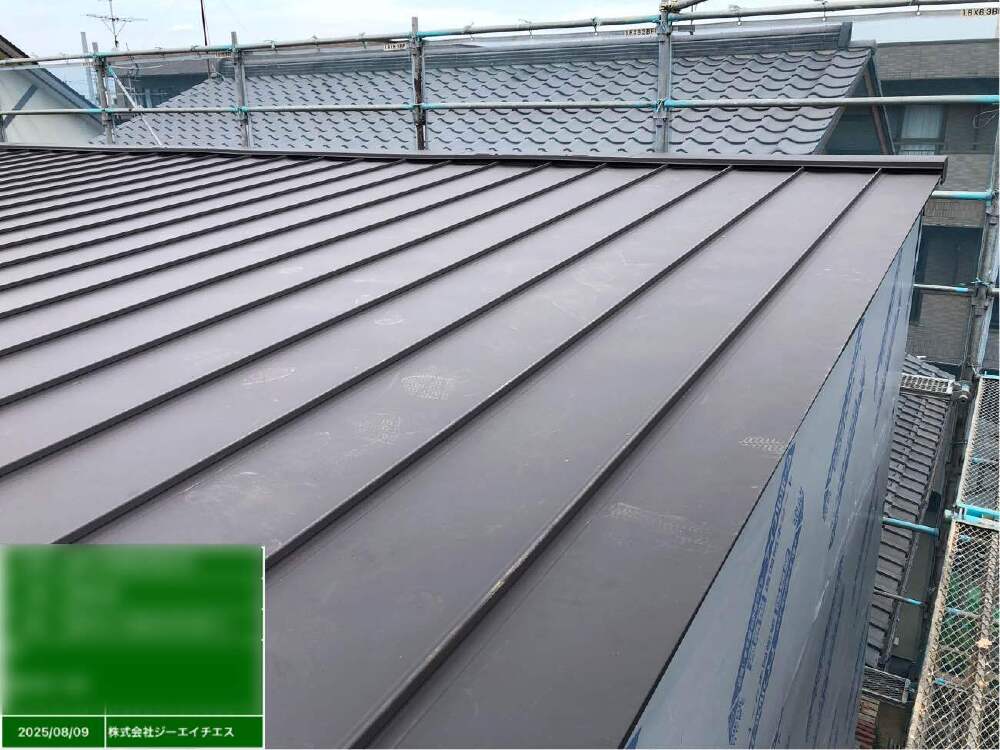 屋根施工完了しました！