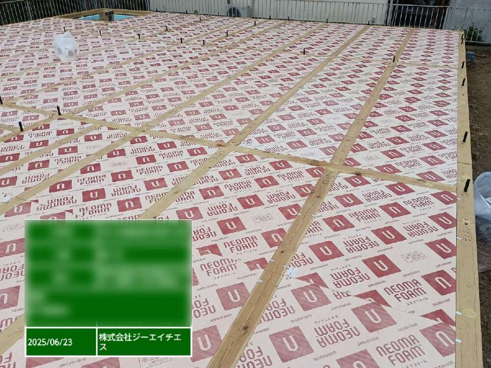 床下断熱施工しました！